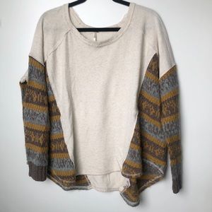 Free People tan sweater, size M, LIKE NEW